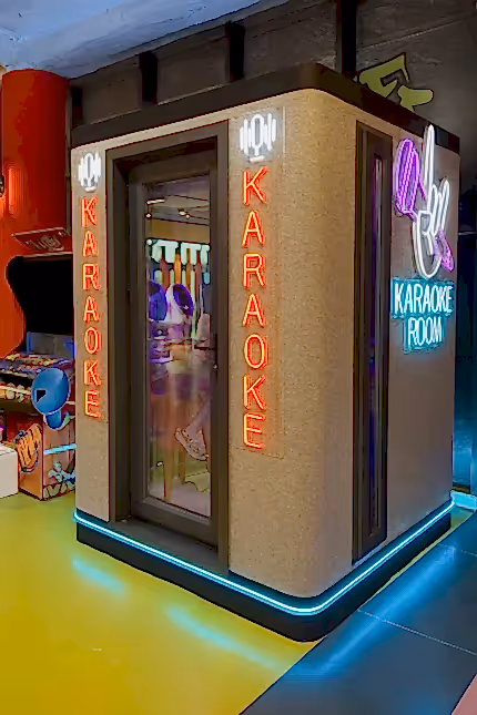 Akustik Karaoke Kabini - 4 Kişilik (Large)